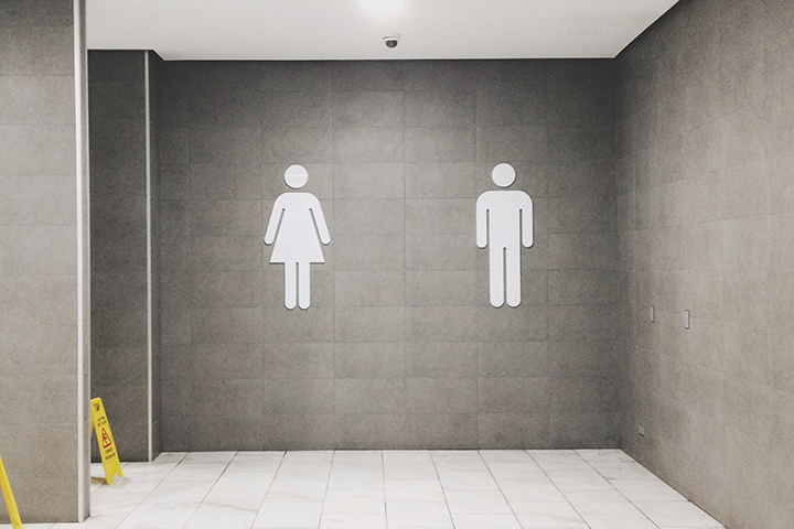 Men and Women Bathroom Signage
