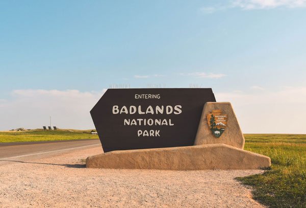 Badland Monument Signs