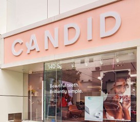 Custom Outdoor Storefront Signs for CANDID